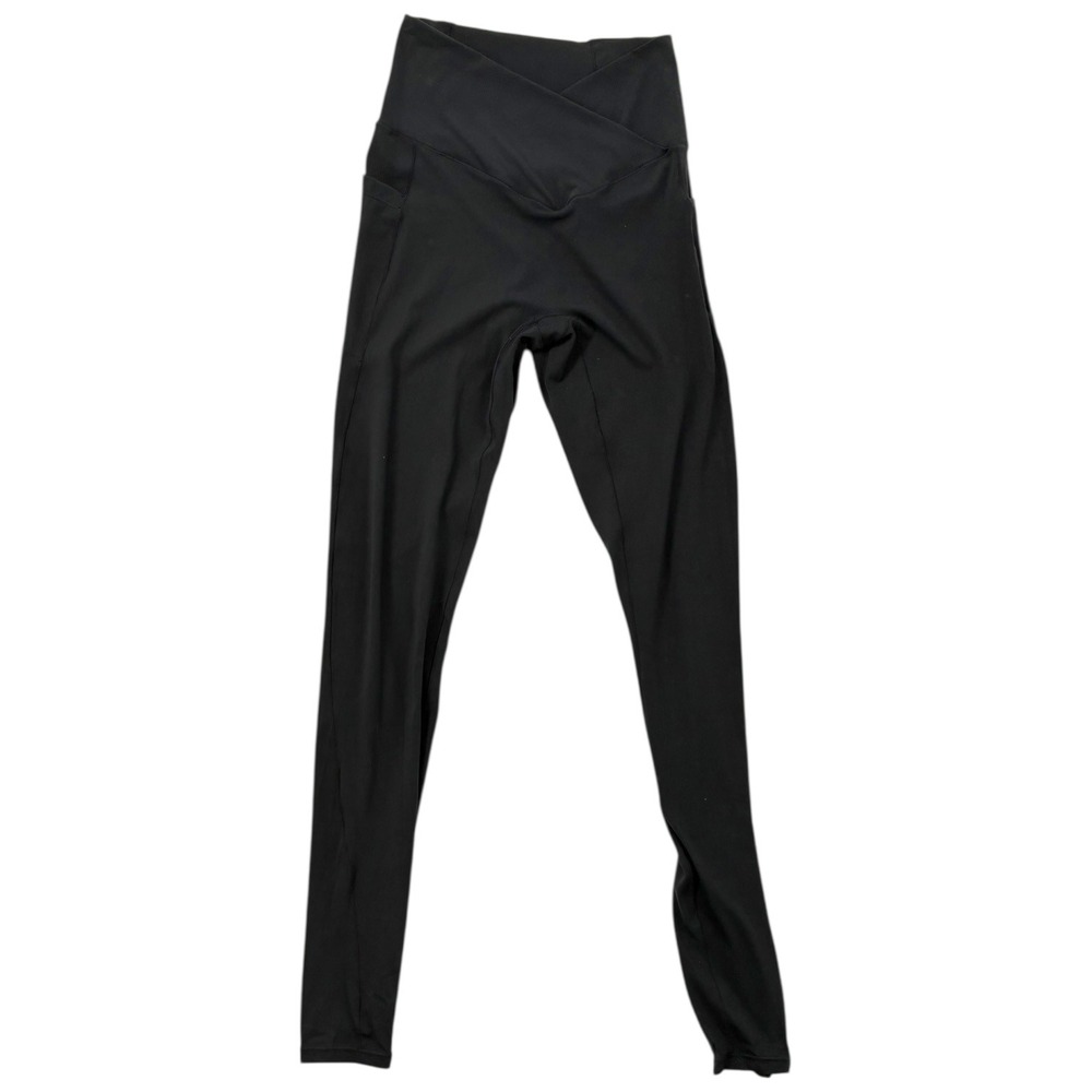 HALARA Black V-Front High Waist Pocket Leggings Full Length Womens Small
